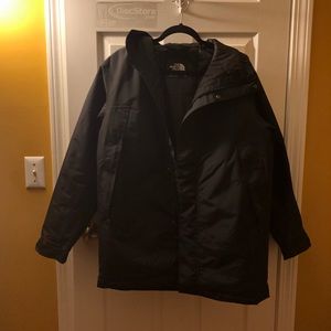 North face shielder parka